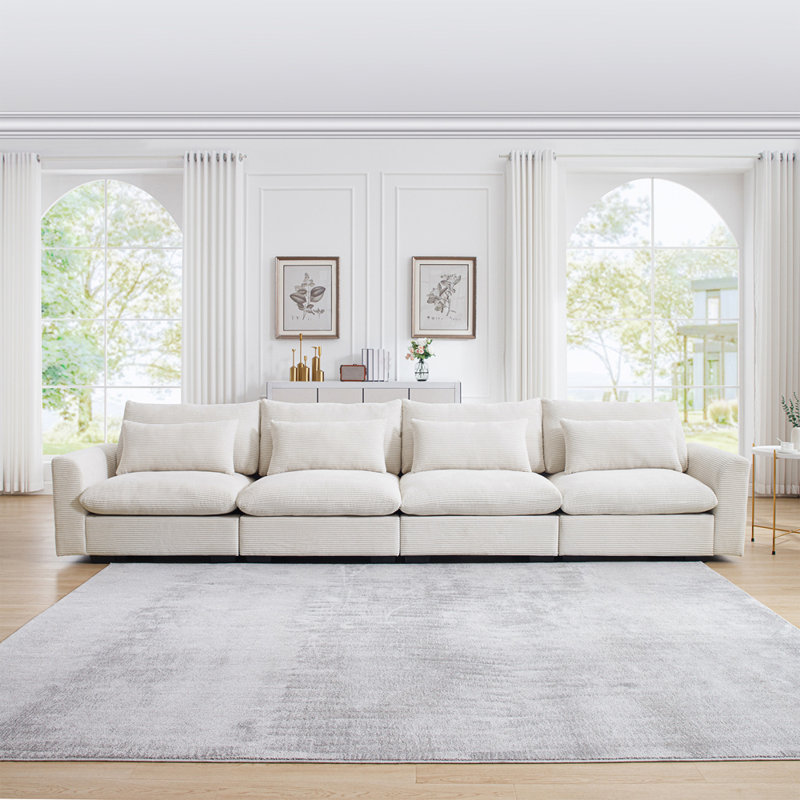 Wayfair 4 seater sofa discount
